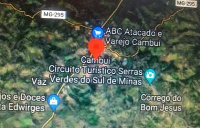 Imagem: O terreno possui 100.648m² de Área e está localizado em