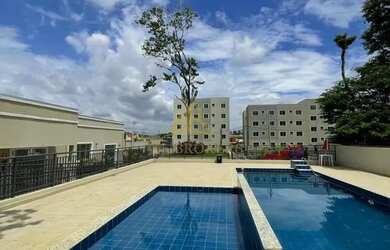 Imagem: O apartamento possui 2 Dormitórios, 1 Banheiro, 1 Vaga na garagem