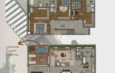 Imagem 4: Cobertura Duplex Central, 3 dormitórios 3 suites na Av. Presidente Vargas