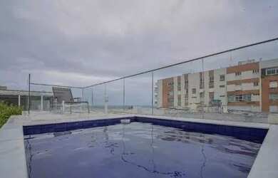 Imagem: O apartamento na cobertura possui 4 Dormitórios, 2 Banheiros