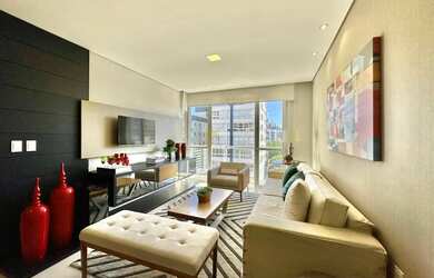 Imagem: O apartamento possui 2 Dormitórios, 2 Banheiros, 1 Vaga na