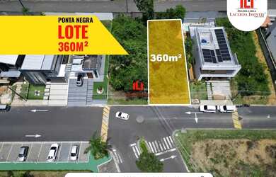 Imagem: O terreno à venda possui e está localizado em Ponta Negra