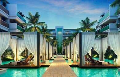 Imagem: O apartamento na cobertura possui 4 Dormitórios, 4 Banheiros