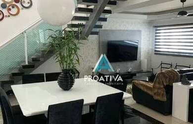 Imagem: O apartamento na cobertura possui 3 Dormitórios, 5 Banheiros