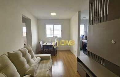 Imagem: O apartamento possui 2 Dormitórios, 1 Banheiro, 1 Vaga na garagem