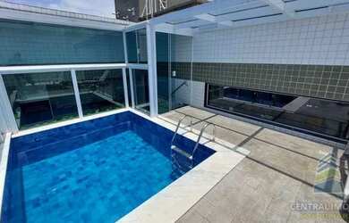 Imagem: O apartamento na cobertura possui 3 Dormitórios, 3 Banheiros