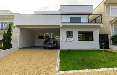 Imagem: A casa em condomínio possui 4 Dormitórios, 5 Banheiros, 2