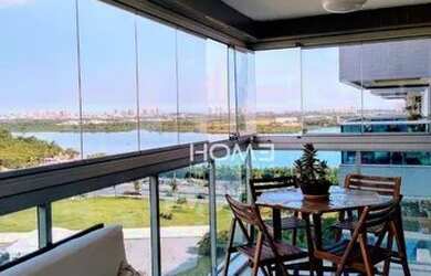 Imagem: O apartamento na cobertura possui 4 Dormitórios, 4 Banheiros