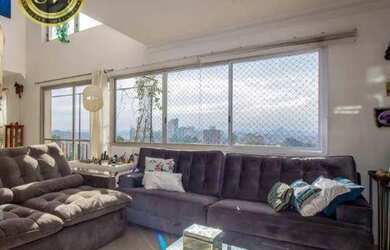 Imagem: O apartamento na cobertura possui 5 Dormitórios, 4 Banheiros