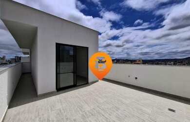 Imagem: O apartamento na cobertura possui 3 Dormitórios, 3 Banheiros