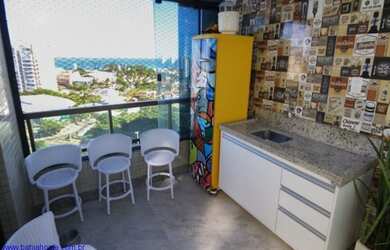 Imagem: O apartamento na cobertura possui 4 Dormitórios, 5 Banheiros