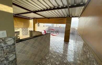 Imagem: O apartamento na cobertura possui 3 Dormitórios, 2 Banheiros