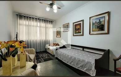 Imagem: O apartamento possui 1 Dormitório, 1 Banheiro, 1 Vaga na garagem