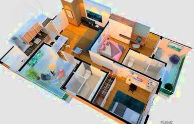 Imagem 5: Apartamento com 2 dormitórios à venda, 75 m² por R$ 657.088,00 - Jardim Aquarius - São Jos