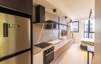 Imagem: O apartamento possui 1 Dormitório, 1 Banheiro, 31m² de Área