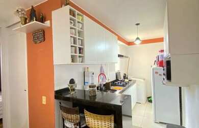 Imagem: O apartamento e possui 2 Dormitórios, 1 Banheiro, 1 Vaga na