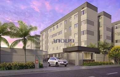 Imagem: O apartamento possui 2 Dormitórios, 1 Banheiro, 1 Vaga na garagem