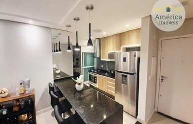 Imagem: O apartamento possui 2 Dormitórios, 1 Banheiro, 1 Vaga na garagem