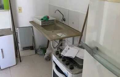 Imagem: O apartamento possui 1 Dormitório, 1 Banheiro, 1 Vaga na garagem