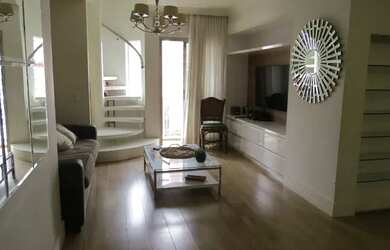 Imagem: O apartamento na cobertura possui 3 Dormitórios, 3 Banheiros