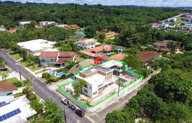 Imagem: A casa em condomínio possui 4 Dormitórios, 2 Banheiros, 4