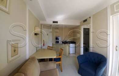 Imagem: O studio possui 1 Dormitório, 1 Banheiro, 1 Vaga na garagem