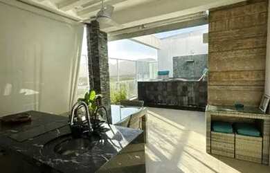 Imagem: O apartamento na cobertura possui 3 Dormitórios, 3 Banheiros