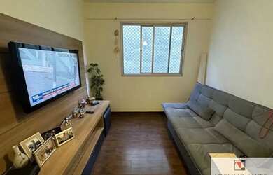 Imagem: O apartamento possui 1 Dormitório, 1 Banheiro, 1 Vaga na garagem