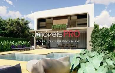 Imagem: A casa em condomínio possui 4 Dormitórios, 5 Banheiros, 5