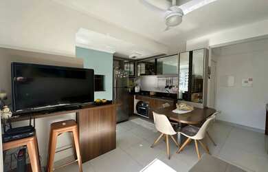 Imagem 4: Apartamento 2 dormitórios mobiliado com vista liberada no Navegantes...