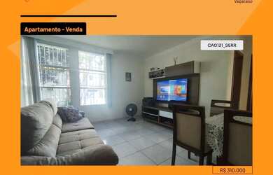 Imagem: O apartamento possui 2 Dormitórios, 1 Banheiro, 1 Vaga na garagem