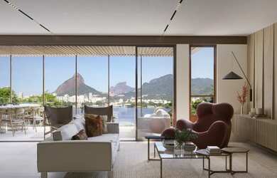 Imagem 1: Apartamento para venda com 161 m2 com 3 Suítes na Lagoa - Rio de Janeiro - RJ