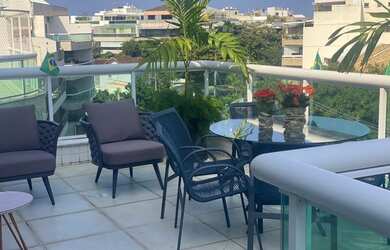 Imagem: O apartamento na cobertura possui 3 Dormitórios, 5 Banheiros