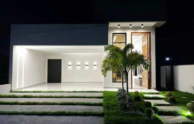 Imagem: A casa em condomínio possui 3 Dormitórios, 3 Banheiros, 2