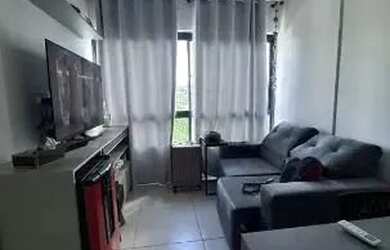 Imagem: O apartamento possui 1 Dormitório, 1 Banheiro, 1 Vaga na garagem