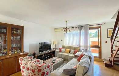 Imagem: O apartamento na cobertura possui 3 Dormitórios, 2 Banheiros