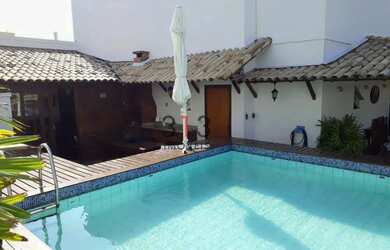 Imagem: O apartamento na cobertura possui 4 Dormitórios, 5 Banheiros