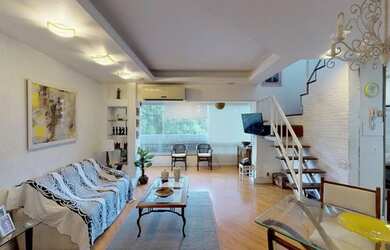 Imagem: O apartamento na cobertura possui 3 Dormitórios, 4 Banheiros