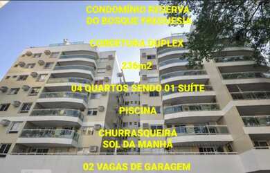 Imagem: O apartamento na cobertura possui 4 Dormitórios, 3 Banheiros