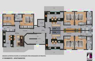 Imagem: O apartamento à venda possui 2 Dormitórios, 1 Banheiro, 1