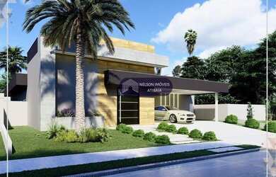 Imagem: A casa em condomínio possui 3 Dormitórios, 4 Banheiros, 4