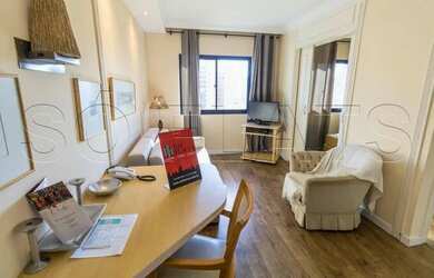 Imagem: O studio possui 1 Dormitório, 1 Banheiro, 1 Vaga na garagem