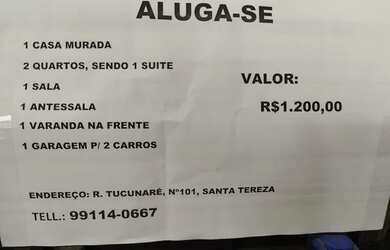 Imagem: A casa possui 2 Dormitórios e está localizado em Caranã