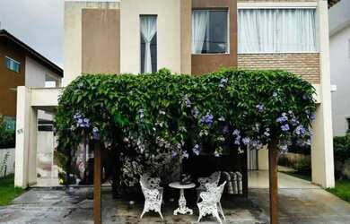 Imagem: A casa em condomínio possui 4 Dormitórios, 3 Banheiros, 4