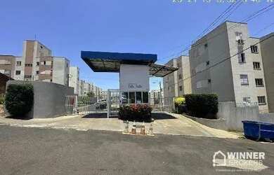 Imagem: O apartamento possui 2 Dormitórios, 1 Banheiro, 1 Vaga na garagem