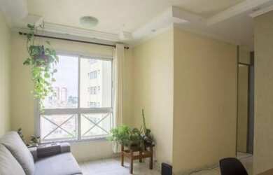 Imagem: O apartamento possui 2 Dormitórios, 1 Banheiro, 1 Vaga na garagem