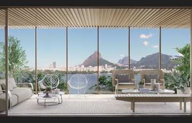 Imagem 3: Apartamento para venda com 161 m2 com 3 Suítes na Lagoa - Rio de Janeiro - RJ