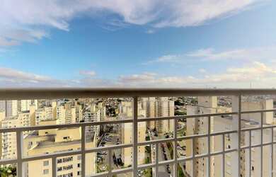 Imagem: O apartamento possui 2 Dormitórios, 2 Banheiros, 1 Vaga na