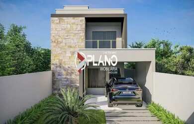 Imagem: A casa possui 3 Dormitórios, 3 Banheiros, 2 Vagas na garagem