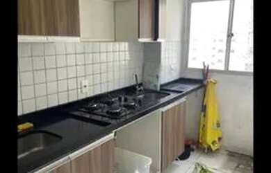 Imagem: O apartamento possui 2 Dormitórios, 1 Banheiro, 1 Vaga na garagem